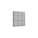 Wandpanelen met magneetbevestiging, B 604 x D 604 x H 47 mm, versch. 9 square-design, beigebruin