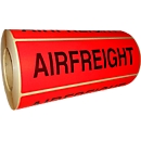 Warnetiketten Airfreight, 500 Stück