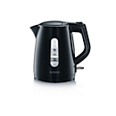 Waterkoker Severin WK 3410, inhoud 1 l, vermogen 2200 W, waterpeilindicatie aan beide zijden, automatische stoomstop, verwijderbaar antikalkfilter, zwart