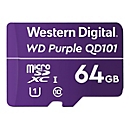 WD Purple SC QD101 WDD064G1P0C - Flash-Speicherkarte - 64 GB - microSDXC UHS-I