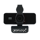 Webcam REDFLEXX REDCAM RC-300, Full HD, 1920 x 1080 px, USB 2.0, 360/20° Panoramagelenk, Autofokus, Videokomprimierung, schwarz