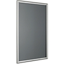 Wechselrahmen, spitze Ecken, silber eloxiertes Aluminiumprofil, DIN A4, 210 x 297mm