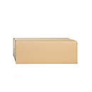 Wellpapp-Faltkartons, 1-wellig, 350 x 250 x 100 mm, braun