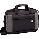 Wenger Underground laptoptas, laptop tot 16", laptop- &amp; tabletvak, organiser, snelkoffer, B 430 x H 310 x L 90 mm, 9 l, polyester, zwart/grijs
