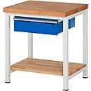 Werkbank serie 8001, 1 schuiflade, B 750 x D 700 x H 840 mm
