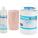 Wet wipe dispenser starter set WIPEX Hand and Tool, refillable, dispenser, roll with 120 wipes, cleaner 1000 ml.
