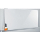 Whiteboard Sigel Business meet up, white lacquered metal, magnetic, movable, W 900 x H 1800 mm