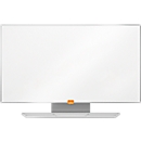 Whiteboard Widescreen nobo - aluminium frame - Nano Clean oppervlak - B 400 x H 710 mm - met opbergbak