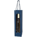 Wijntas "Open Golven”, per stuk, blauw, 20 stuks