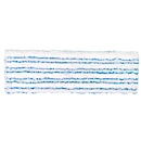 Wischmopp Bezug Sprintus Premium, Mikrofaser/Borste, mit Laschen, B 400 mm, 5 Stück, weiß/blau