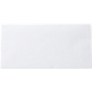 Witte enveloppen, 110 x 220 mm (DL), 80 g/m², met lijmsluiting, gerecycled papier, zonder venster, 250 stuks