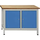 Workbench with 2 doors and 2 shelves