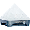 Wuerfeli CO2 Messgerät, Pyramidenform, Innenbereich, Sensortechnologie, 400 bis >1600 ppm, farbige Alarmskala, IP20, USB-C, inkl. Montageset