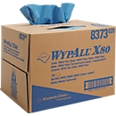 WYPALL* poetsdoek X-80, van Hydroknit materiaal, 160 doeken, 1-laags, staalblauw
