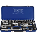 Xi-on Box spanner set, 1/4" + 1/2", 54 pieces