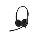 Yealink YHS34 Lite Dual - Headset - On-Ear - kabelgebunden - Quick Disconnect - Schwarz