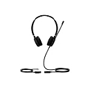 Yealink YHS36 Dual - Headset - On-Ear - kabelgebunden - Schwarz und Silber