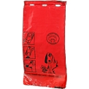 Zakjes voor hondenpoep, rood, 1000 stuks