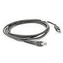 Zebra CBA-U21-S07ZBR - Noir - 2,1 m - USB - EAS - Mâle - Mâle