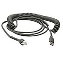 Zebra Motorola 2.8m USB A - Gris - USB A - 2,8 m