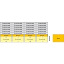 Zelfklevende transparante strips, 1-53/jan.-dec., voor ORGATEX borden