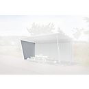 Zijpaneel voor model Siegen – polyester – trapeziumplaat – linkerkant (voor enkelzijdig model)