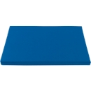 Zitkussen  voor deksels uit de Economy-serie - schuim - 400 x 300 mm - blauw - ons merk Schaefer Shop Pure