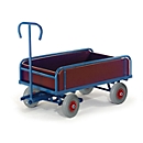 Zware transportwagen - met zijwanden - 2 assen - 930 x 535 mm - 400 kg - luchtbanden