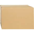 Cartons pliables et ondulés, 1 cannelure, 300 x 300 x 200 mm, brun