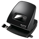 Leitz® Locher 5003 Recycle, für bis zu 30 Blatt, NeXXt-Technologie, ergonomische Griffmulde