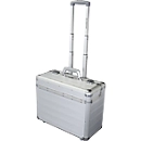 Pilot case DISCOVERY ALUMAXX, avec poignée et roulettes, aluminium, argent