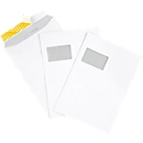 Schäfer Shop Genius Versandtaschen, Fenster, haftklebend, 120 g/m², DIN C4, 250 Stück, offset-weiss