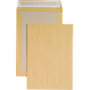 Versandtasche, C4, Papprückwand und Haftklebung, ohne Fenster, braun, 125 St.