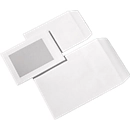 Versandtasche, C5, Papprückwand und Haftklebung, ohne Fenster, weiss, 250 St.