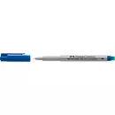 Marker Faber-Castell Multimark, inkl. Spezialradierer, blau, F, non-permanent