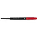 Marker Faber-Castell Multimark, inkl. Spezialradierer, rot, M, permanent