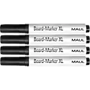MAUL Tafelschreiber XL, schwarz, 4 Stück