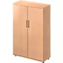 Schäfer Shop Genius Armoire à portes battantes TETRIS WOOD, 4 HC, hauteur incl. patins, L 1000 mm, décor hêtre