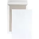 Versandtasche, B4, Papprückwand und Haftklebung, ohne Fenster, weiss, 125 St.