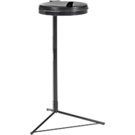 Abfallsammler mit Deckel, schwarz