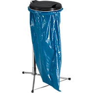 Abfallsammler mit Deckel, verzinkt