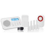 Alarmanlage Olympia 9878, drahtlos, mit GSM-Telefonwähleinheit & 13-stelligem Display