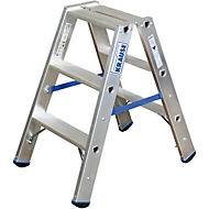 Alu-Stufendoppelleiterr, 2 x 3 Stufen