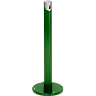 Ascher-Standsäule SG 105R, rund, moosgrün