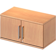 Aufsatz-Flügeltürenschrank TETRIS WOOD, 1 OH, B 800, Buche-Dekor