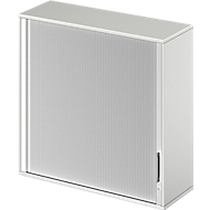 Aufsatz-Querrolladenschrank TETRIS WOOD, 3 OH, B 1200, lichtgrau