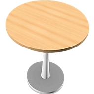 Besprechungstisch PHENOR, rund, H 740 x Ø 1200 mm, Buche-Dekor