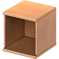 Bibliothèque étagères à poser TETRIS WOOD, 1 HC, l. 400 x P 421 x H 400 mm, décor hêtre