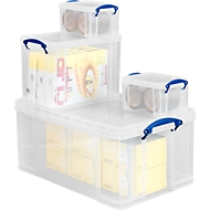 Box, Kunststoff, Really Useful Boxes SET, transparent, inkl. Deckel