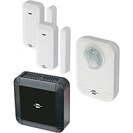 Brennenstuhl BrematicPRO Starter Set Überwachung, mit 2 Tür-/Fensterkontakten + Bewegungsmelder